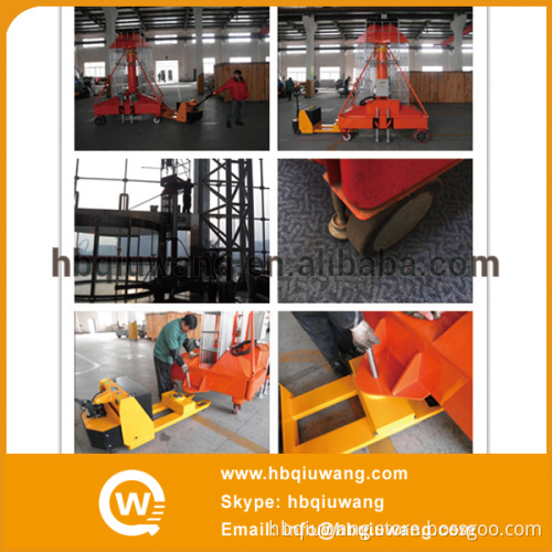 Trailing Dual Ladder Mobile Hydraulic Telescopic Cylinder Lift